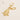Christmas tree key ring - Tree Patt + Key ring + Hook / Gold - hardware
