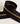 Gold M6 Size Teeth Zipper Tape - Black and Gold/92cm - hardware