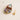 Large Abalone Shell Lock - Gold / Red - hardware