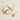 Large Abalone Shell Lock - Gold / White - hardware