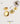 slightly hollow snap button - gold / 12.5mm - hardware