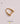 Stainless steel pull-plate D-ring - Gold - hardware